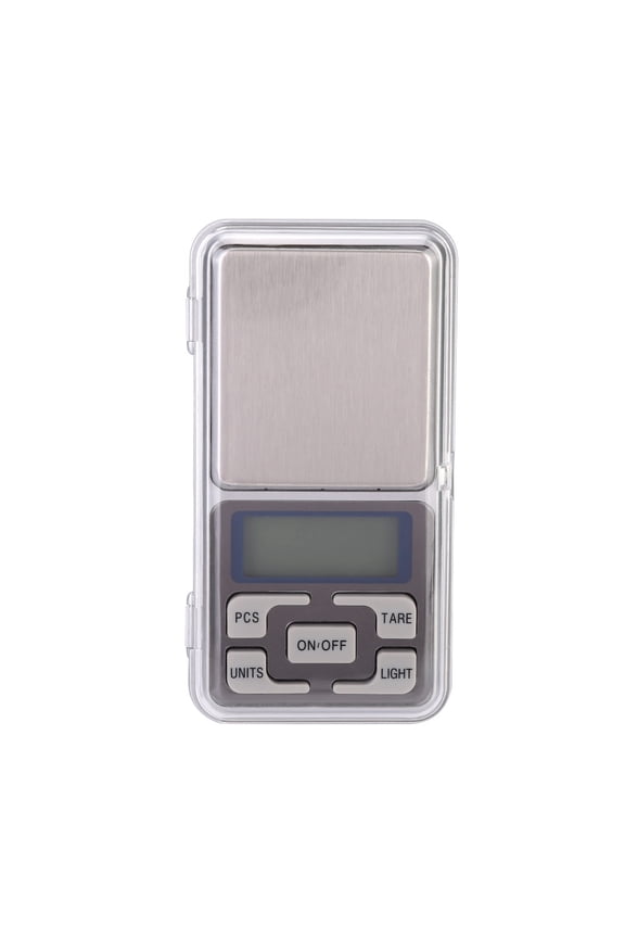 Portable Mini Electronic Digital Pocket Scale for Jewelry and Diamond Calibration, Precision Weighing Balance with LCD Display, Pocket-Sized Food Scale, Battery Powered, Space Saving Design