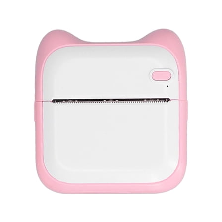 Suodoka Portable Mini Thermal Printer Bluetooth Direct, 203DPI, 1000mAh Battery, 5Sheet HeatSensitive Paper, Pink