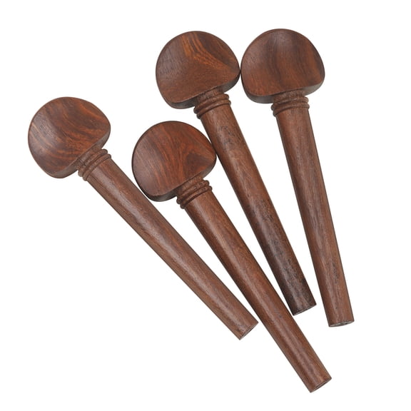 Suodoka Premium Mahogany Oud Tuning Pegs with Persian Eye Inlay, 12 Pieces Anti-Slip Replacement Parts for Stringed Instruments