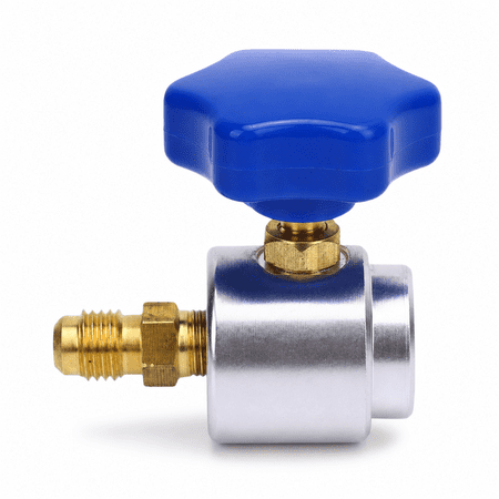 Suodoka Premium R134A Can Tap Valve Replacement for 1/4 Inch and 1/2 Inch AC Freon Charging Hose Self Sealing Metal Refrigerant Dispenser Adapter Automotive Air Conditioning Repair Tool