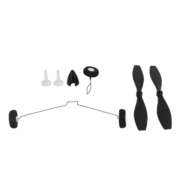 Suodoka Premium RC Airplane Replacement Parts Fairing Paddle Blade Landing Gear Set for RC Fixed Wing Aircraft Toys, Durable Plastic Construction, Multicolor, 6 Pieces Total[cite: 1]
