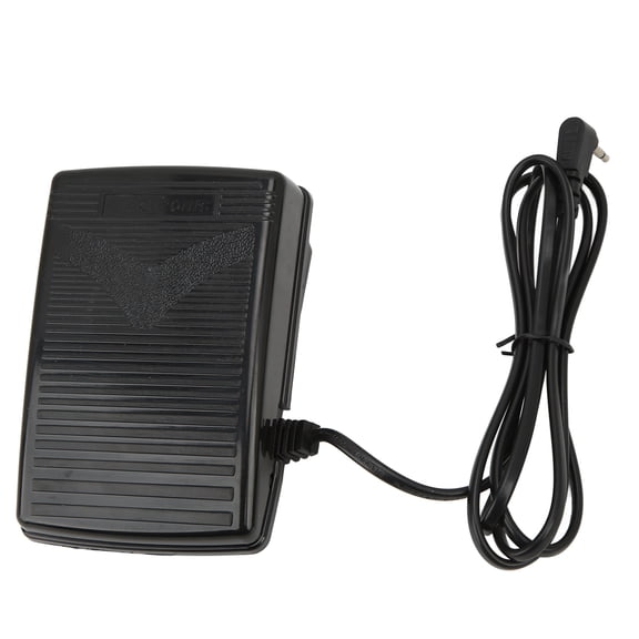 Suodoka Premium Sewing Machine Foot Control Pedal Plastic Replacement Controller Accessory For Singer SC220 6160 6180 5400 XL-400 Models DC15V Power With 1.5m 59 inches Cord Essential Sewing Gear
