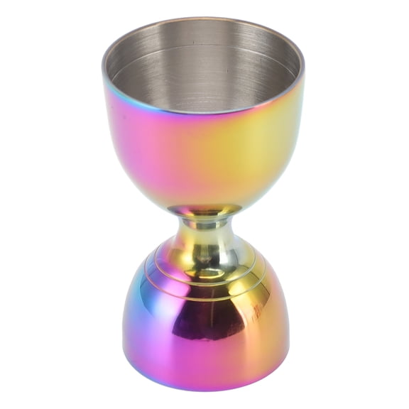 Suodoka Premium Stainless Steel Cocktail Jigger, Dual Shot Measure Bar Drink Shaker Accessories with Wide Opening, High Accuracy Dual Cups for Liquor Measuring 1 oz and 2 oz, 30ml / 60ml Colorful