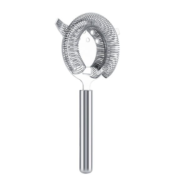 Suodoka Premium Stainless Steel Hawthorne Cocktail Strainer with 4 Prongs, Professional Bar Beverage Filtering Tool for Home and Restaurant Use, Silver, 7.76 inches / 19.7 cm