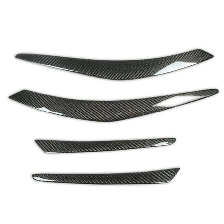 Suodoka Premium Taillight Eyebrows Gloss Black Carbon Fiber Rear Lamp Eyelids Guard Styling Sticker Overlay Trim Set Compatible with Mazda CX-5 2012-2017 Auto Body Upgrade Accent Parts
