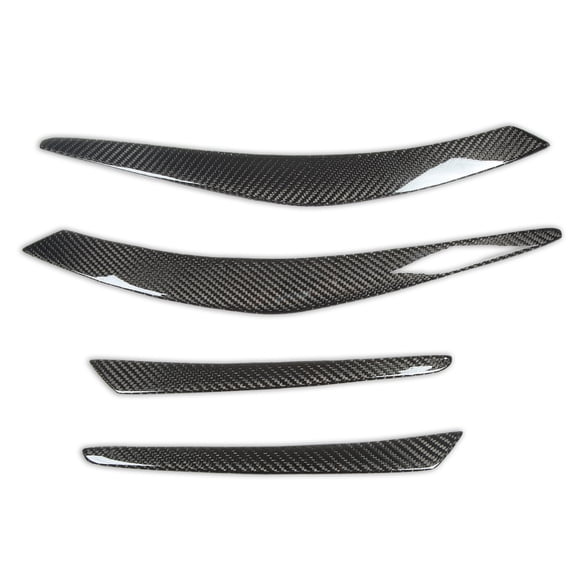 Suodoka Premium Taillight Eyebrows Gloss Black Carbon Fiber Rear Lamp Eyelids Guard Styling Sticker Overlay Trim Set Compatible with Mazda CX-5 2012-2017 Auto Body Upgrade Accent Parts