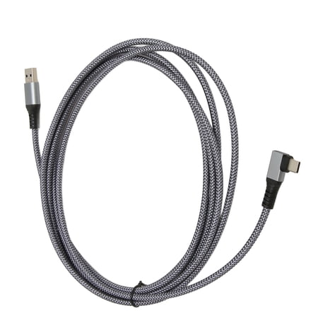 Suodoka Premium VR Link Cable High Speed Data Transfer & Charging Cord Nylon Braided Aluminum Alloy Head Compatible with Meta Quest 2 VR Headset Gaming PC (9.8ft / 3m)