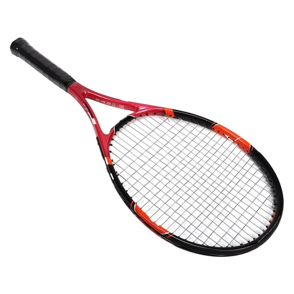 Suodoka Professional Carbon Fiber Tennis Racket Ultra Light 17.6 oz / 500g High Strength Tennis Racquet for Training Competition Recreation Red (Oversized)