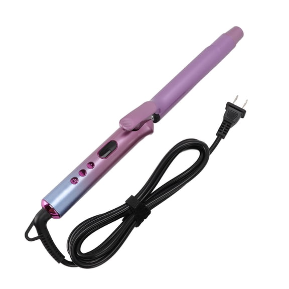 Suodoka Professional Hair Curling Wand Fast Heating Anti Scald Rotatable Power Cord Digital Display Temp Control Hair Curler 110-240V Gradient Purple 0.98 inches / 25 mm HT-115[cite: 1]