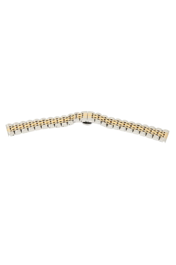 Professional Replacement Watch Band Stainless Steel Length Adjustable Watch Strap Accessory Parts Golden 14mm / 0.55in