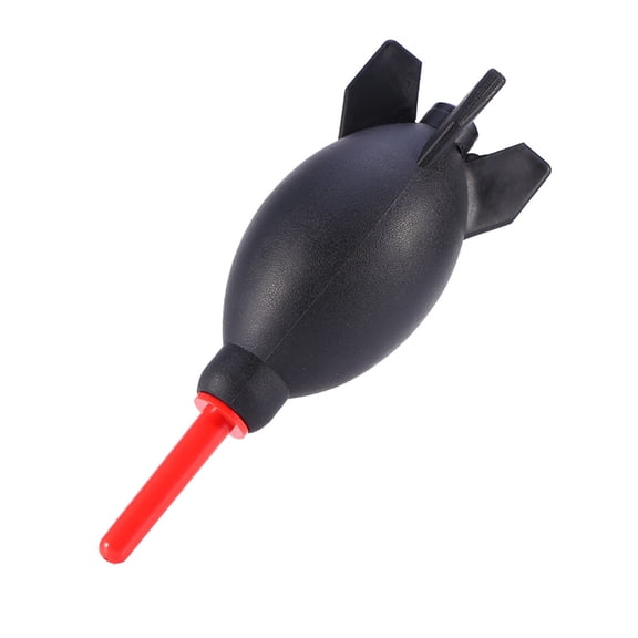 Suodoka Professional Rocket Air Blower Duster For DSLR Camera CCD Lens Keyboard Cleaning Handheld Rubber Dust Remover Tool, 6.6 Inches Height Black And Red Dust Removal Accessory