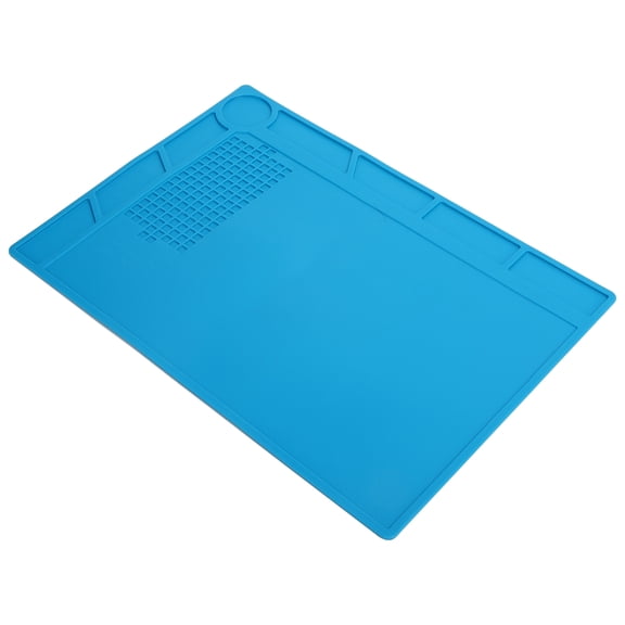 Suodoka Professional Rubber Watch Repair Mat Non Slip Watchmaker Work Pad Tool Accessory for Maintenance of Watches and Mobile Phones Black 13.8 x 9.8 inches / 35.0 x 25.0 cm
