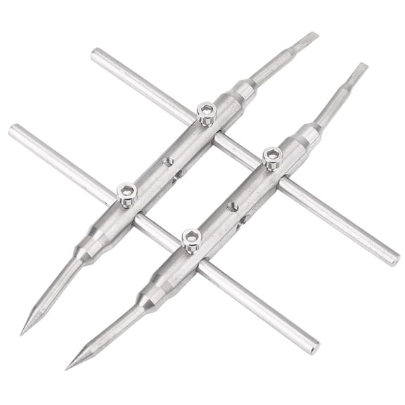 Suodoka Professional Spanner Wrench Repair Maintenance Tool Kit for DSLR Camera Lens, Stainless Steel, Silver