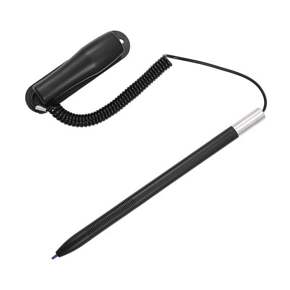 Suodoka Professional Spring Stylus Pen with Stable Dock, High Sensitivity Resistance Touch Screen Pen for Car Navigation, POS, and Tax Printers, Black, 6.7 inches / 17 cm, 1 Pack