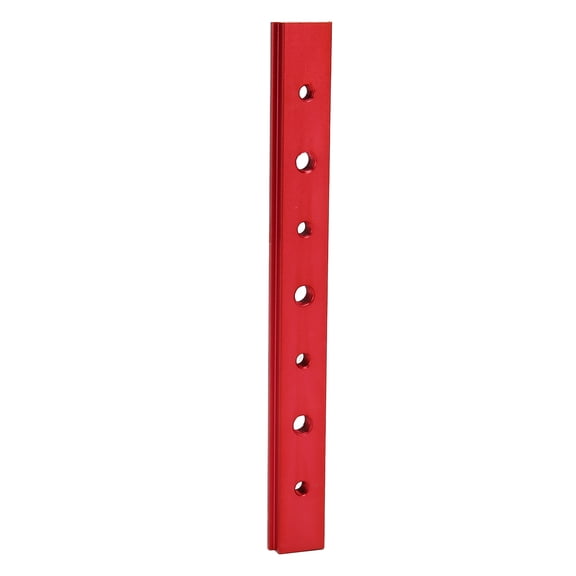 Suodoka Professional T Slot Miter Track Jig 7.87 inches / 200 mm Aluminum Alloy T Screw Slide Bar Tool Accessory for Woodworking Table Saw Band Saw DIY Modification, Red