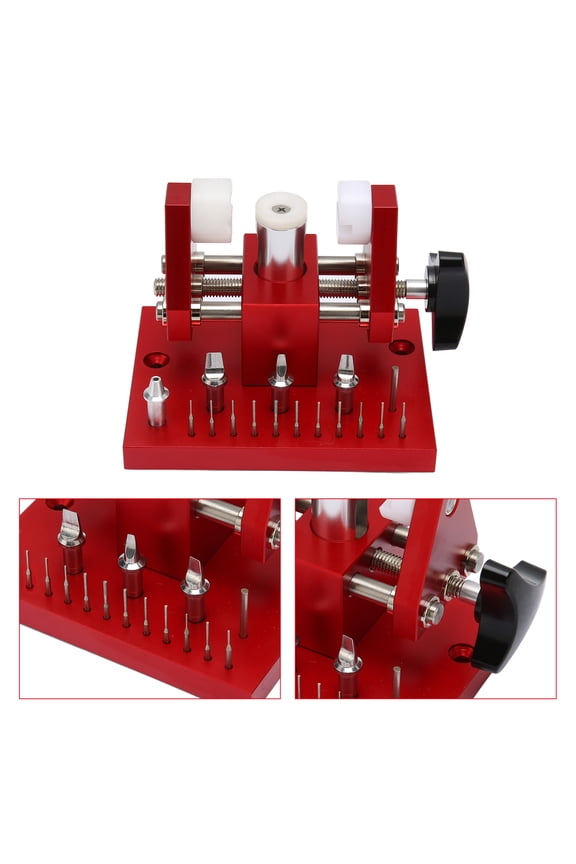 Professional Watch Back Case Cover Opener Watchmaker Repair Tool Set (20 Pcs), Band Link Remover & Adjustable Workbench Kit, 8.27 inches / 21 cm Packaging, Essential Maintenance Equipment