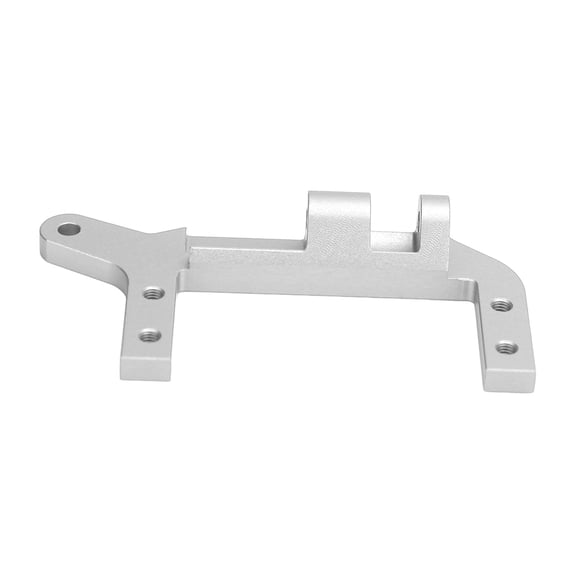Suodoka RC Axle Servo Mount Four Link Aluminum Alloy Metal Servo Fixed Holder Bracket for 1/10 Remote Control Crawler Silver Upgrade Replacement Part Accessory Kit with Screws (3.94 inches / 10 cm)