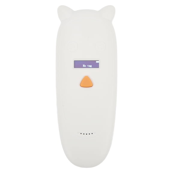 Suodoka RFID Microchip Reader Pet Chip Scanner 134.2KHz Handheld Animal ID Tag Scanner Rechargeable FDX-B EMID Barcode Scanner (7.08 inches / 18.0 cm)