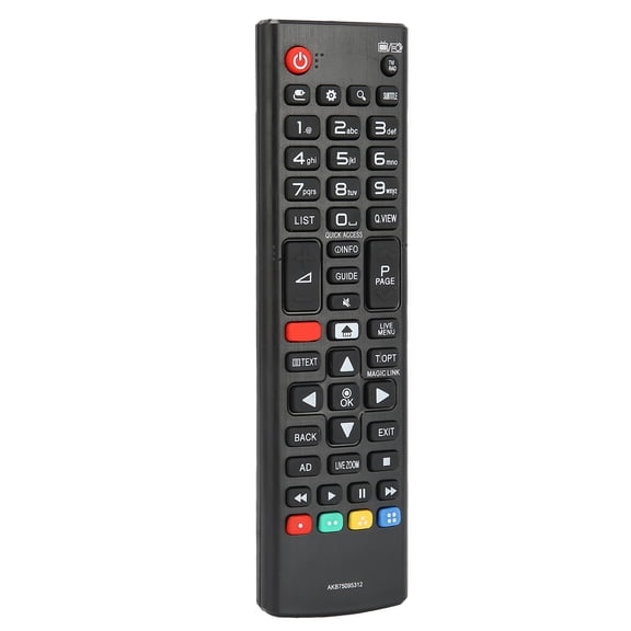 Suodoka Remote Control with IVI Function TV Controller AKB75095312 Fit for LG LCD Television, 6.7 inches / 17 cm