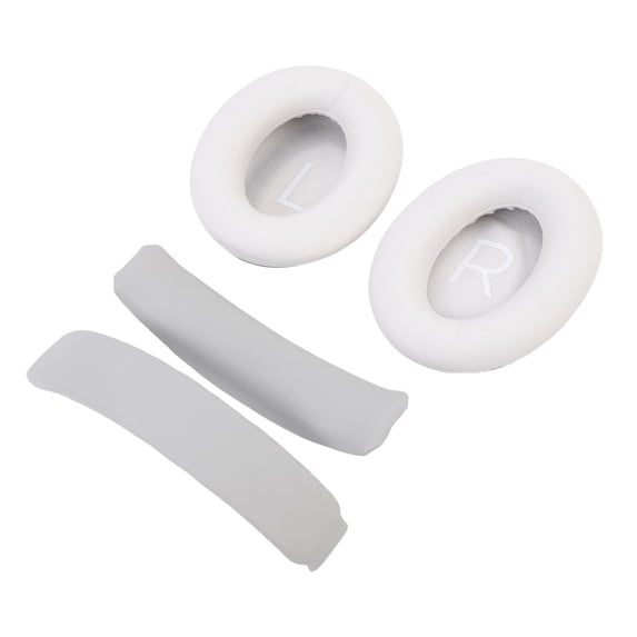 Suodoka Replacement Earpads for Bose QuietComfort 45 QC45 SC SE Wireless Headphones, Protein Leather Ear Cushions and Headband Pad Kit, Gray (7.08 inches / 18 cm)