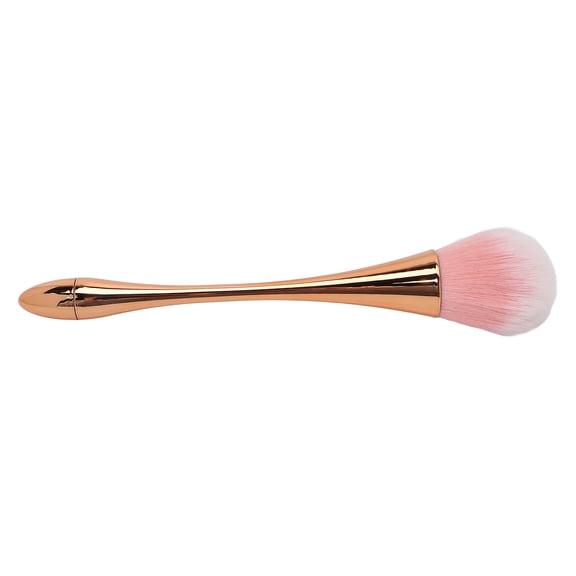 Suodoka Rose Gold Blush Brush Soft Synthetic Hair Cosmetic Tool for Professional Makeup Artists, Easy Application, Precise Blending, Lightweight Flawless Finish, 8.27 inches / 21 cm