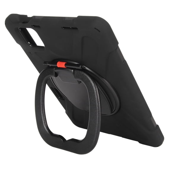 Suodoka Rugged Tablet Case Drop Protection Cover with Handle Stand Shoulder Strap and Pen Slot for Xiaomi Mi Pad 6 / 6 Pro Heavy Duty Shockproof Shell Black