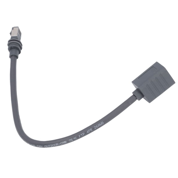 Suodoka Satellite Ethernet Adapter 1200Mbps Internet Cable SPX Male to RJ45 for Gen 3 Router, 10 inches / 25.4 cm