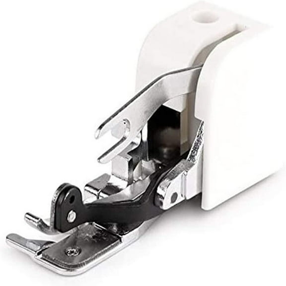Suodoka Side Cutter Sewing Machine Presser Foot Tool, Household Attachment Sharp Cutting Wide Compatibility, Silver, 3.15 inches / 8 cm