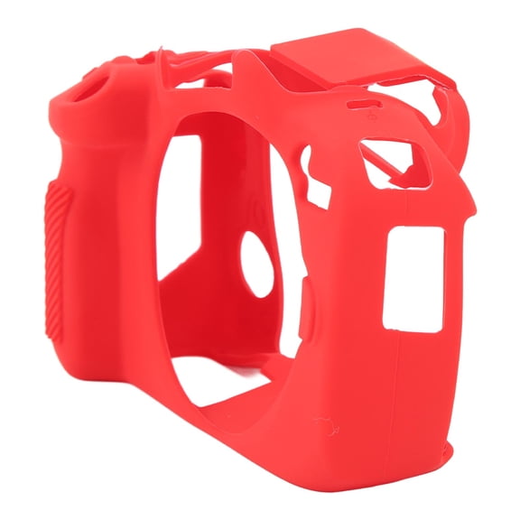 Suodoka Silicone Camera Case for Canon EOS R50 Digital Camera, Slim Fit Protective Soft Shell Skin Cover, Anti-Scratch Non-Slip Housing Accessory, Lightweight Body Shield (7.87 inches / 20 cm), Red