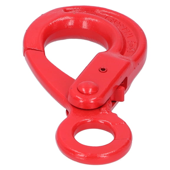 Suodoka Slip Hook Alloy Steel Eye Shaped Self Locking Safety Rotation Lifting Towing Lock 3.15T Heavy Duty Industrial Hardware Grab Hooks for Crane Towing Factory Building Construction Work[cite: 1]