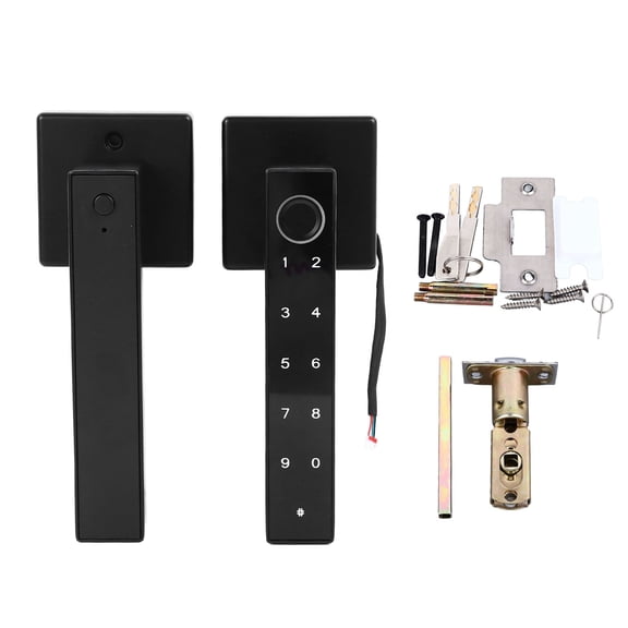 Suodoka Smart Door Lock with Bluetooth APP Control High Accuracy Safe Reliable Fingerprint Keyless Entry for 60 70 Single Tongue Lock Body Home Security (8.66 inches / 22 cm)