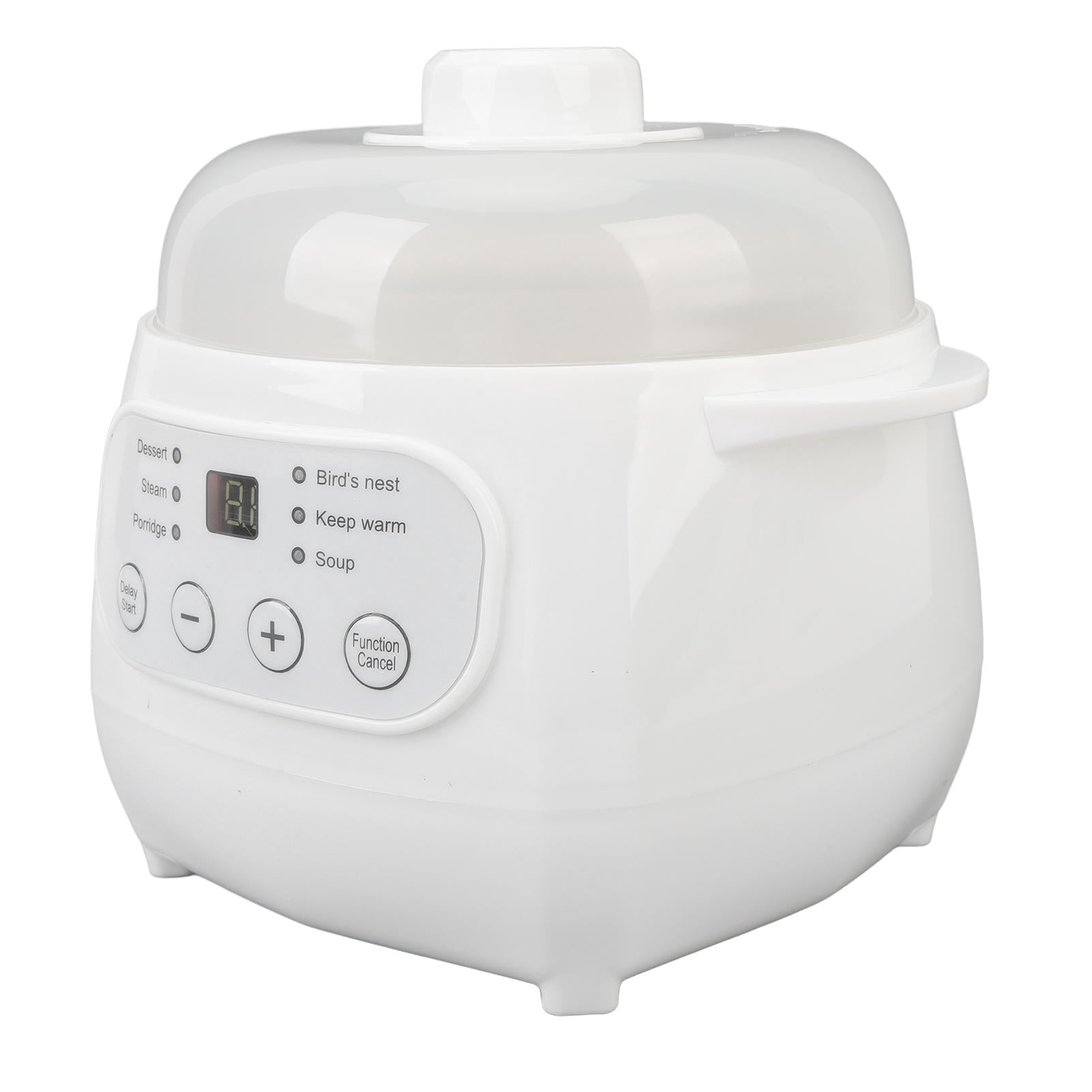Stew Maker Plug In Suodoka Smart Electric Stew Cooker with Ceramic Pot, Steam Basket ...