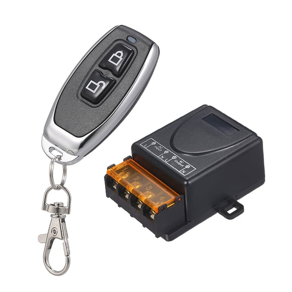 Suodoka Smart Home 433Mhz AC85-220V 1CH Wireless Remote Switch Module with 1 RF Transmitter Remote Control