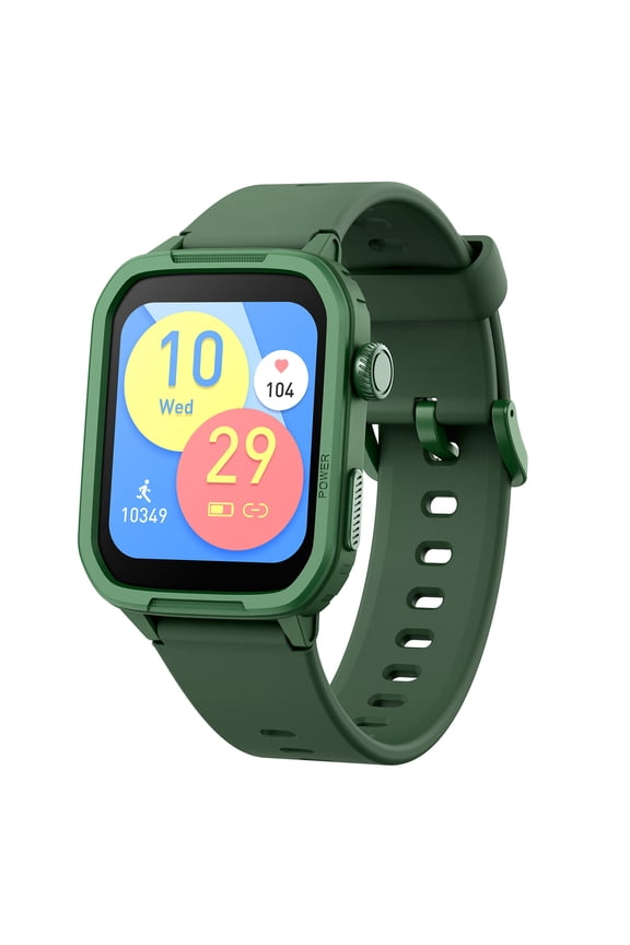 Smart Kids Watch with Puzzle Games 1.54 inches Touchscreen Multiple Sport Modes 150+ Dials Music Player Green