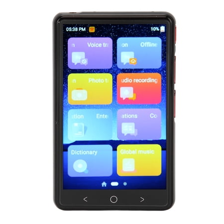 Suodoka Smart Language Translator Device, 4-Inch Touchscreen, WiFi & Offline 135 Languages Two-Way Voice & Photo Translation, 1GB+8GB Portable Translator for Travel Learning, Black