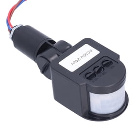 Suodoka Smart PIR Infrared Motion Sensor Switch Body Sensing Motion Detector Controller for Corridor Stairs AC90V-240V, 78.7-472.4 inches / 2m-12m Range, Wall Mount Switch