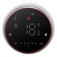 thumbnail image 1 of Suodoka Smart Thermostat Programmable LED Display Recessed Round Digital Thermostat AC95-240V Water Heating System Black 3.9 inches / 10 cm, 1 of 9