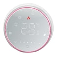 thumbnail image 1 of Suodoka Smart Thermostat Programmable LED Display Recessed Round Digital Thermostat AC95-240V Water Heating System White 3.9 inches / 10 cm, 1 of 9