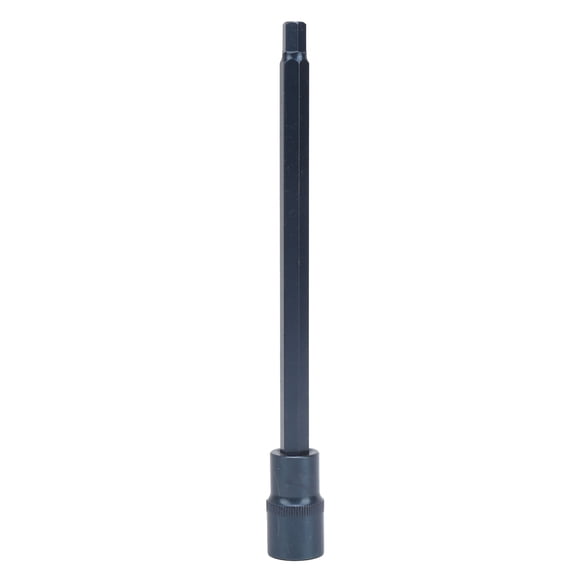 Suodoka Socket Bit Hex 1/2in Square Interface Quick Wrench S2 Alloy Steel Bluing Hand Tools, 7.9 inches / 200 mm