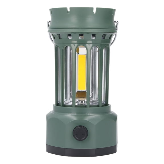 Suodoka Solar Camping Lantern Professional Vintage Waterproof Rechargeable Tent Lights, 8.66 inches / 22 cm, Black