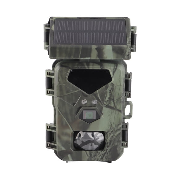 Suodoka Solar Trail Camera 1080P 20MP Game Camera with 60-Degree Detection Angle Night Vision, IP65 Waterproof, 0.45s Trigger Speed for Wildlife Monitoring