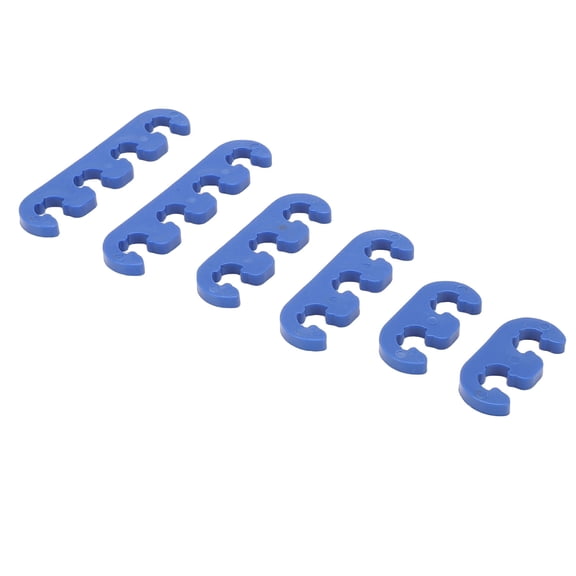 Suodoka Spark Plug Wires Separator Divider Kit 9728 9723 Automotive Ignition Wire Looms Holder Clip-In Clamp Wire Organizer Engine Wire Dividers Set for 7mm 8mm 9mm Wires (12.00 in / 30.48 cm)