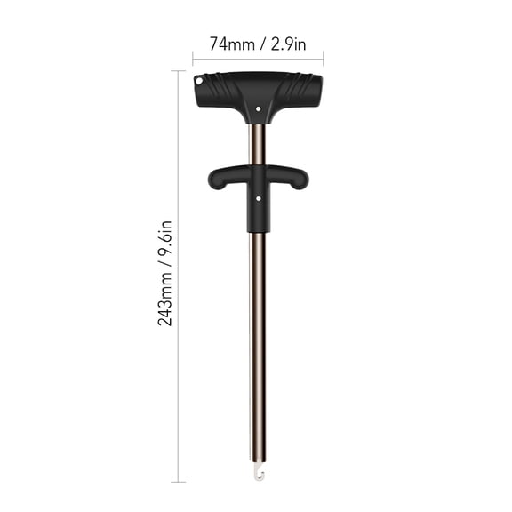 Suodoka Squeeze Puller Fishing Hook Remover - Ultimate Aluminum Alloy Dehooker & Extractor Separator Tool, 9.45 inches / 24.0 cm
