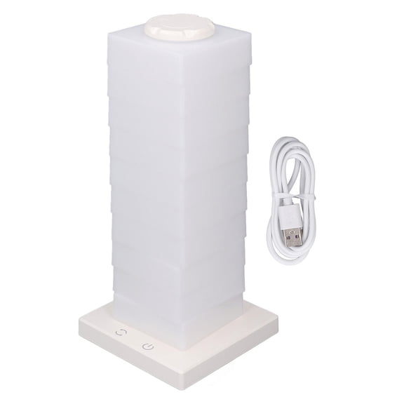 Suodoka Stackable 3D LED Table Lamp  RGB Touch Control, DIY Cube Design, Portable Night Light for Kids & Home Office