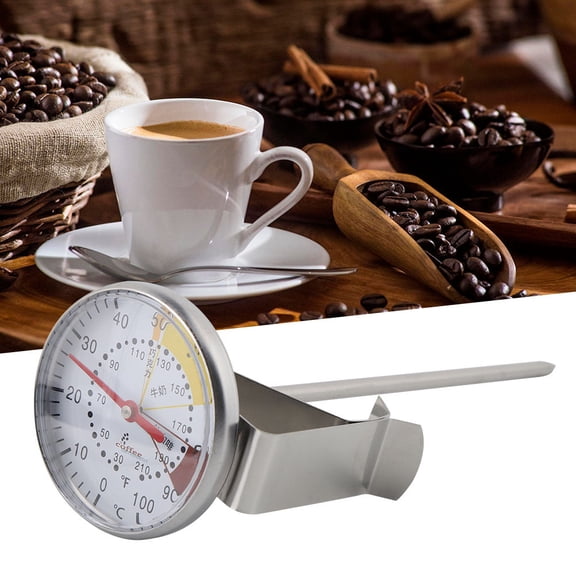 Suodoka Stainless Steel Probe Instant Read Food Thermometer, High Precision Kitchen Meat Milk Coffee Pointer Thermometer for Cooking (5.6 inches / 14.2 cm)