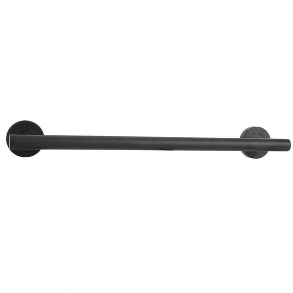 Suodoka Stainless Steel Towel Bar Wall Mounted Single Towel Rack Hanger Bathroom Accessory, Matte Black, 15.7 inches / 40 cm Length