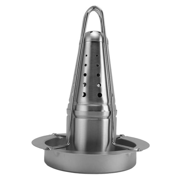 Suodoka Stainless Steel Vertical Chicken Roaster Detachable, HeatEvening Rack for BBQ, Grill, Camping & Versatile Meats