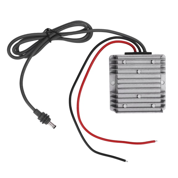 Suodoka Step Up Converter Power Cable for Gen 3 12V 24V To 57V 4.5A DC Boost Converter IP68 Waterproof Aluminum Alloy Heavy Duty Power Cord 10V-36V Voltage Regulator