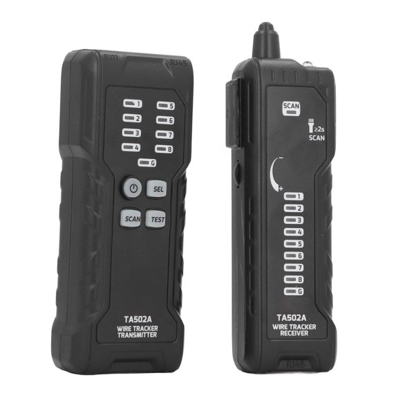 Suodoka TA502A Wire Finder Network Cable Tester Multifunctional Interference Resistant Line Locator with Flashlight (7.48 inches / 19 cm)