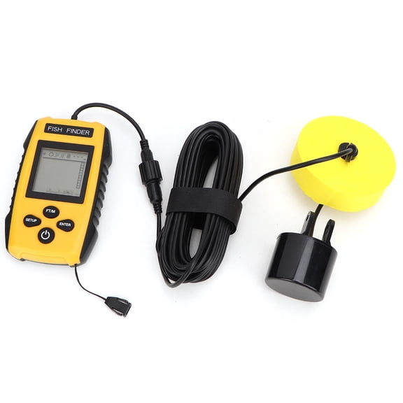 Suodoka TL88 Handheld LCD Display Fish Finder Portable Fishfinder Fish Depth Finder with Sonar Sensor for Lake Sea Fishing